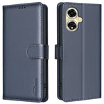 BINFEN COLOR BF32 For Oppo A59 5G Phone Case Litchi Texture RFID Blocking PU Leather Phone Cover