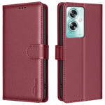BINFEN COLOR BF32 PU Leather Phone Case for Oppo A79 5G Litchi Texture RFID Blocking Phone Cover