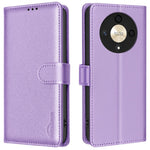BINFEN COLOR BF32 Til Honor X9b 5G / Magic6 Lite 5G Cover Læder Telefoncover Litchi Tekstur