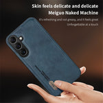 For Samsung Galaxy F15 5G Matte Phone Case TPU+PU Phone Cover Work with Magnetic Car Holder