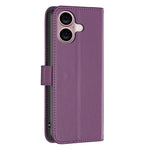 BINFEN COLOR BF17 For iPhone 16 Plus Anti-Scratch Shell PU Leather Stand Phone Case Wallet Cover