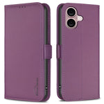 BINFEN COLOR BF31 For iPhone 16 Case Wallet Leather Flip Phone Cover