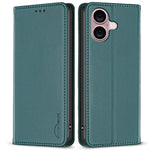 BINFEN COLOR BF18 For iPhone 16 Plus Case Magnetic Closing Leather Anti-scratch Phone Cover
