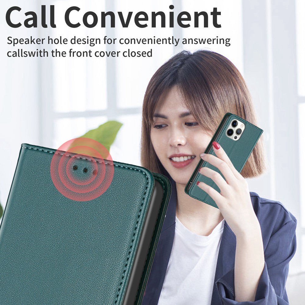 BINFEN COLOR BF18 For iPhone 16 Plus Case Magnetic Closing Leather Anti-scratch Phone Cover
