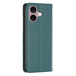 BINFEN COLOR BF18 For iPhone 16 Plus Case Magnetic Closing Leather Anti-scratch Phone Cover