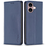 BINFEN COLOR BF18 For iPhone 16 Plus Case Magnetic Closing Leather Anti-scratch Phone Cover