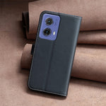 BINFEN COLOR BF17 För Motorola Moto G85 5G / S50 Neo 5G Plånboksfodral i PU-läder