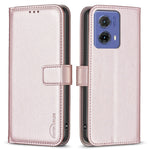 BINFEN COLOR BF17 För Motorola Moto G85 5G / S50 Neo 5G Plånboksfodral i PU-läder