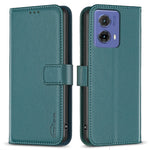 BINFEN COLOR BF17 För Motorola Moto G85 5G / S50 Neo 5G Plånboksfodral i PU-läder