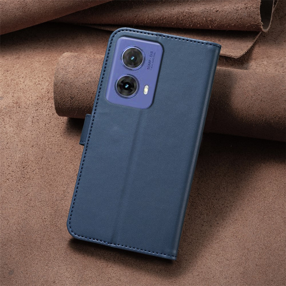 For Motorola Moto G85 5G / S50 Neo 5G Case Clover Pattern PU Leather Wallet Phone Cover
