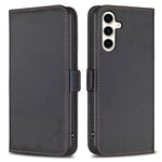BINFEN COLOR BF31 til Samsung Galaxy S24 FE Etui med Pung Stand PU Læder Flip Telefon Cover