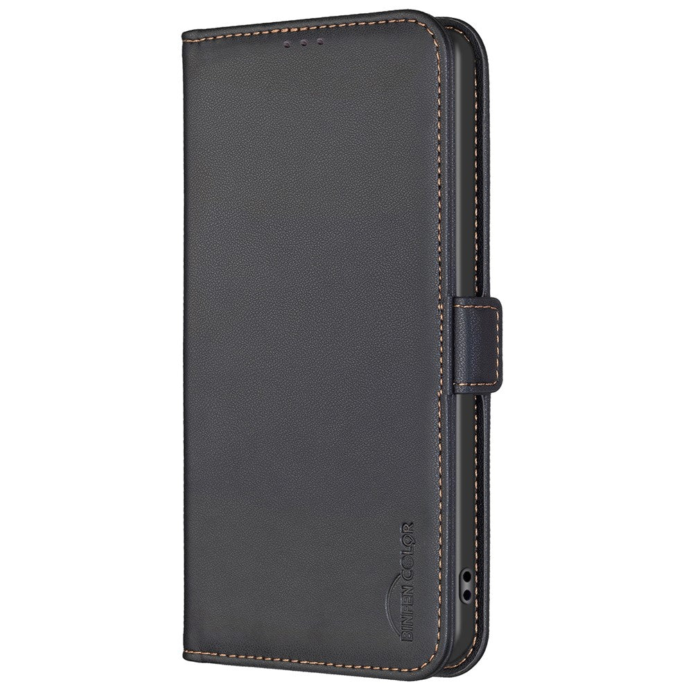 BINFEN COLOR BF31 til Samsung Galaxy S24 FE Etui med Pung Stand PU Læder Flip Telefon Cover