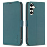 BINFEN COLOR BF31 til Samsung Galaxy S24 FE Etui med Pung Stand PU Læder Flip Telefon Cover