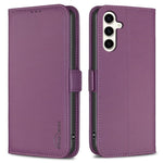 BINFEN COLOR BF31 til Samsung Galaxy S24 FE Etui med Pung Stand PU Læder Flip Telefon Cover