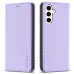 BINFEN COLOR BF18 til Samsung Galaxy S24 FE Etui PU Læder Kortholder Telefon Cover