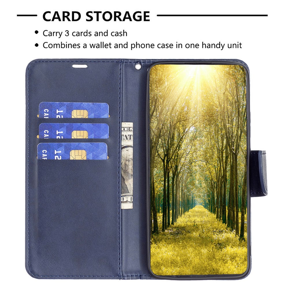Samsung Galaxy S24 FE-skal Stötsäkert läderfodral Plånbok Mobilskal