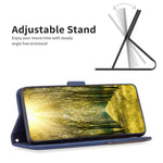 BINFEN COLOR For Samsung Galaxy S24 FE Phone Cases Wallet Stand Geometry Imprint Leather Cover