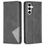 For Samsung Galaxy S24 FE Case Card Slots Leather Phone Cover Rhombus Imprint