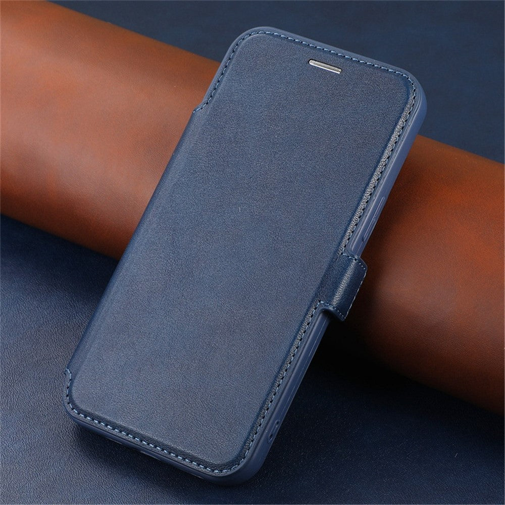 Til iPhone 14 Pro etui med skydelåge til kamera, folio cover i PU-læder med stander og kortholder