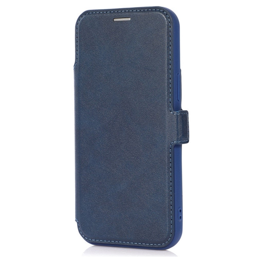Til iPhone 14 Pro etui med skydelåge til kamera, folio cover i PU-læder med stander og kortholder