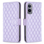 BINFEN COLOR BF Style-14 lædercover til OnePlus Nord CE4 Lite 5G / Oppo K12x 5G (Kina), diamantmønstret mobilcover
