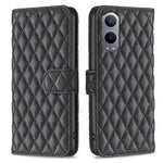BINFEN COLOR BF Style-14 lædercover til OnePlus Nord CE4 Lite 5G / Oppo K12x 5G (Kina), diamantmønstret mobilcover