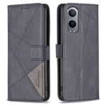 BINFEN COLOR För OnePlus Nord CE4 Lite 5G / Oppo K12x 5G (Kina) mobilskal Plånboksfodral Geometriskt Läderfodral
