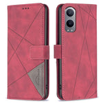 BINFEN COLOR För OnePlus Nord CE4 Lite 5G / Oppo K12x 5G (Kina) mobilskal Plånboksfodral Geometriskt Läderfodral