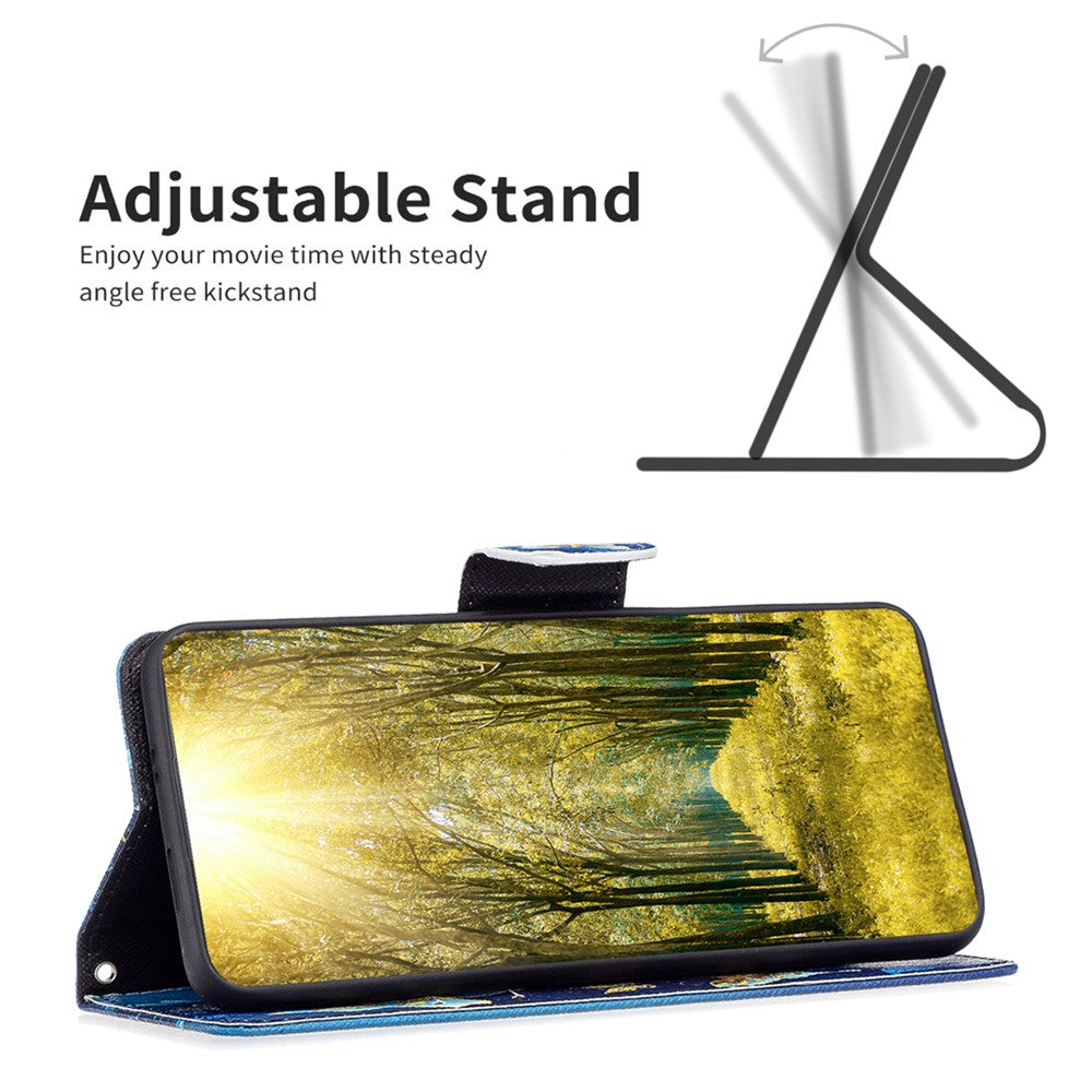 For OnePlus Nord CE4 Lite 5G Case Leather Phone Cover Pattern Printing