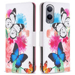 For OnePlus Nord CE4 Lite 5G Case Leather Phone Cover Pattern Printing