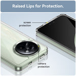 For Xiaomi Civi 4 Pro 5G / 14 Civi 5G Clear Case Electroplating Buttons (Big Rear Lens Hole)
