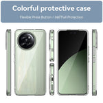 For Xiaomi Civi 4 Pro 5G / 14 Civi 5G Clear Case Electroplating Buttons (Big Rear Lens Hole)