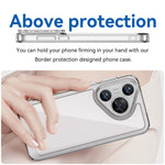 For Huawei Pura 70 Case Electroplated Buttons Ultra-Clear Phone Cover (Big Rear Lens Hole)
