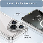For Huawei Pura 70 Case Electroplated Buttons Ultra-Clear Phone Cover (Big Rear Lens Hole)