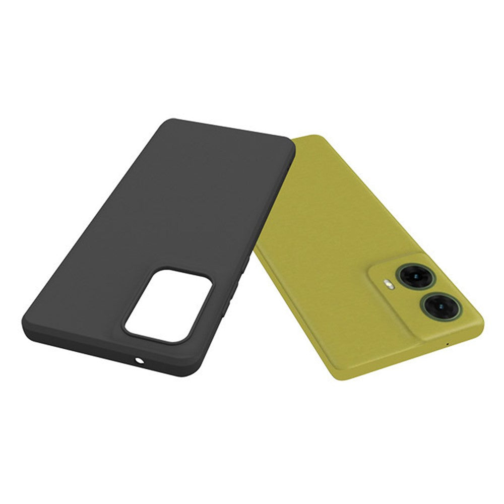 Til Motorola Moto G85 5G / S50 Neo 5G Cover Blødt TPU Blankt Telefoncover (Stort baglinsehul)