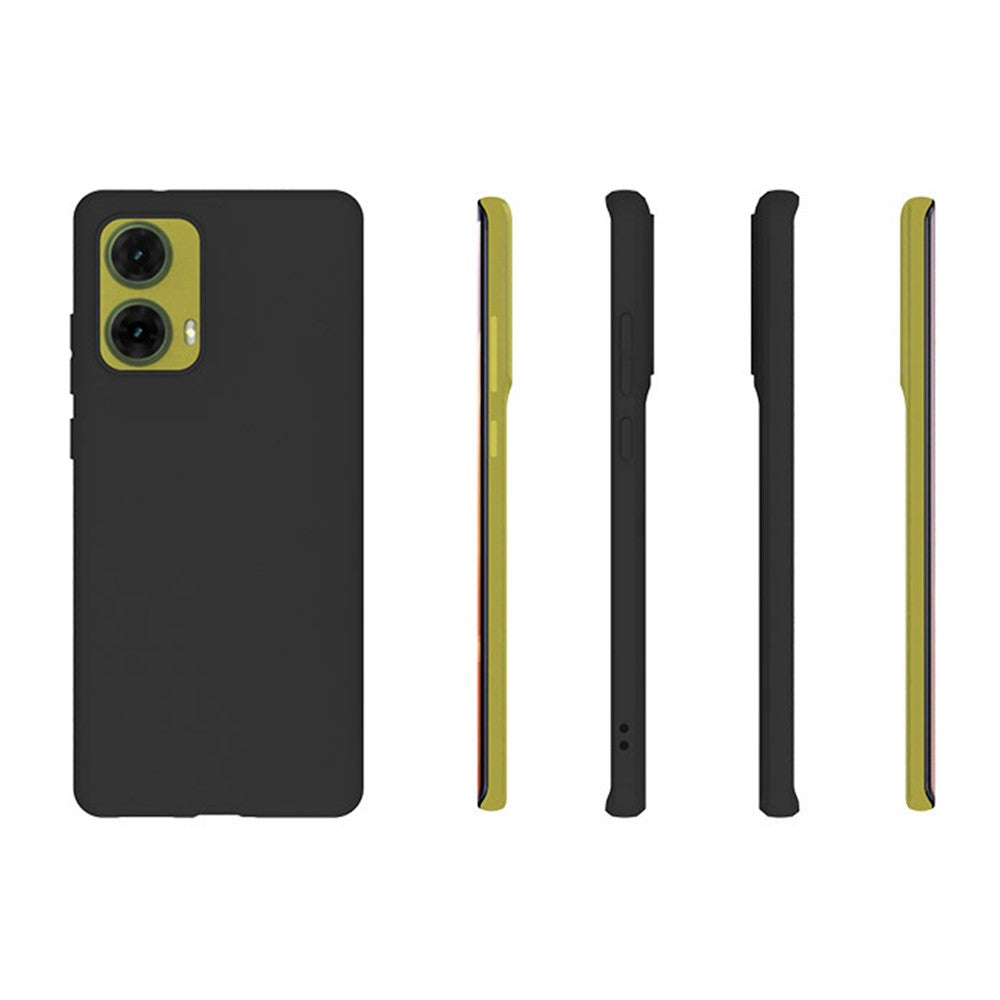 Til Motorola Moto G85 5G / S50 Neo 5G Cover Blødt TPU Blankt Telefoncover (Stort baglinsehul)