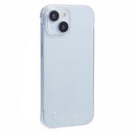 For iPhone 14 Plus Borderless Case Clear Hard PC Phone Cover