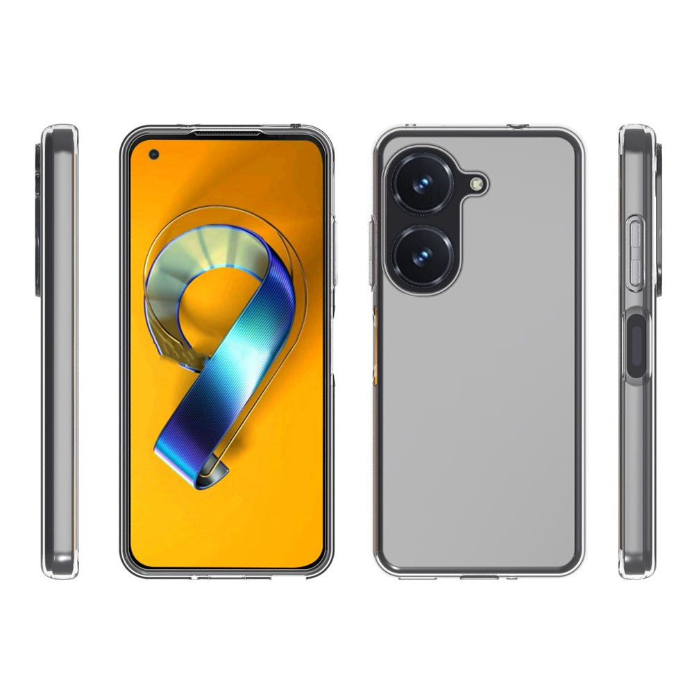 10 stk/pakke til Asus Zenfone 9 5G Gennemsigtig TPU-telefoncover Stødsikker Præcise udskæringer Indvendigt Vandmærkefri Telefoncover