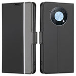 For Huawei Enjoy 50 Pro 4G / nova Y90 4G Twill Texture Side Magnetic Clasp PU Leather Stand Cover Card Slots Phone Case