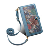 ESEBLE Galaxy Series til Samsung Galaxy S24 FE Etui RFID-blokerende lædertelefoncover med 2 stropper