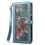 ESEBLE Galaxy Series til Samsung Galaxy S24 FE Etui RFID-blokerende lædertelefoncover med 2 stropper