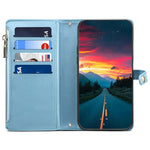 ESEBLE Galaxy Series til Samsung Galaxy S24 FE Etui RFID-blokerende lædertelefoncover med 2 stropper