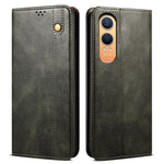OnePlus Nord CE4 Lite 5G / Oppo K12x 5G (Kina) skal fallskyddande Crazy Horse-textur vaxigt läderfodral