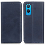 OnePlus Nord CE4 Lite 5G / Oppo K12x 5G (Kina) Plånboksfodral i kohudstruktur, delat läder, mobilfodral