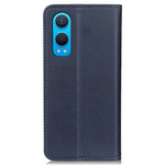 OnePlus Nord CE4 Lite 5G / Oppo K12x 5G (Kina) Plånboksfodral i kohudstruktur, delat läder, mobilfodral