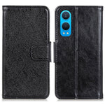OnePlus Nord CE4 Lite 5G / Oppo K12x 5G (Kina) Plånboksfodral i Nappatexturerat Delat Läder mobilfodral