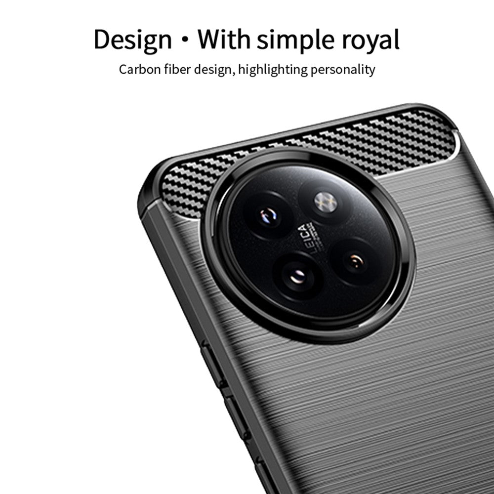 MOFI JK TPU Series-1 För Xiaomi Civi 4 Pro 5G / 14 Civi 5G Skal Borstat TPU mobilskal