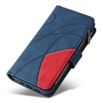 For Samsung Galaxy S24 FE Leather Case with Strap Zipper 9 Card Slot Phone Cover Stand