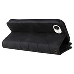 For iPhone 17e / 16e Leather Case with Strap Zipper 9 Card Slot Phone Cover Stand