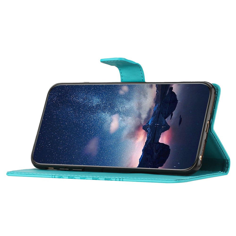 For Samsung Galaxy S24 FE Case PU Leather Flip Phone Cover Rhombus Pattern